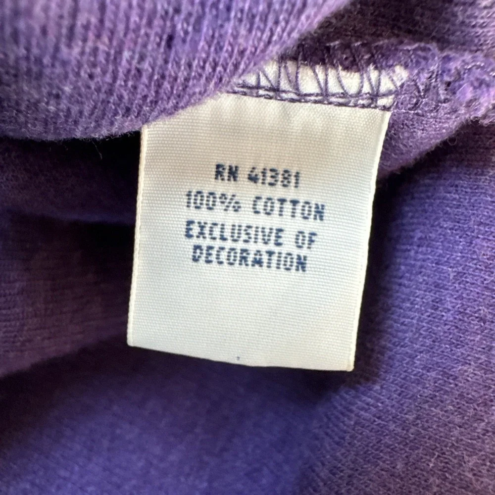 Polo by Ralph Lauren Purple Half-Zip Sweater with Yellow Pony